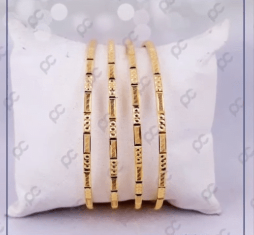 Exclusive gold bangles designs 7