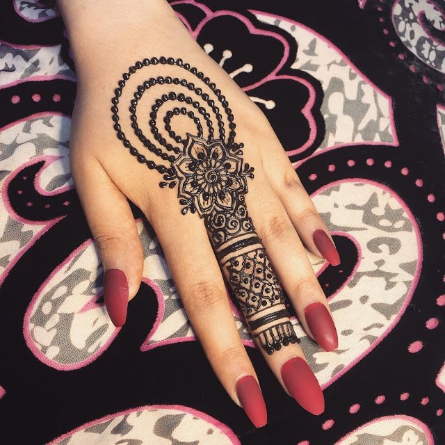 Simple arabic mehndi designs 13