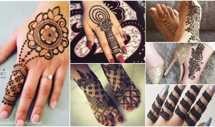 Simple arabic mehndi designs