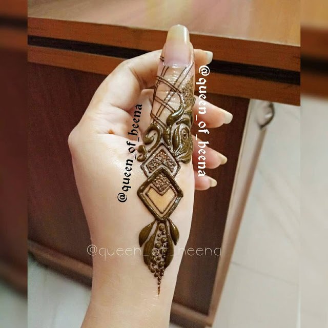 Simple arabic mehndi designs 19