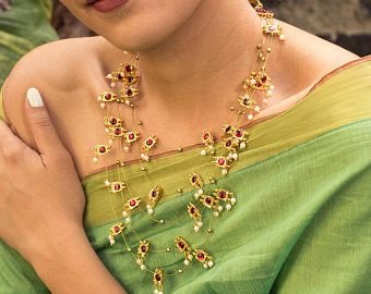 beautiful layered necklace design