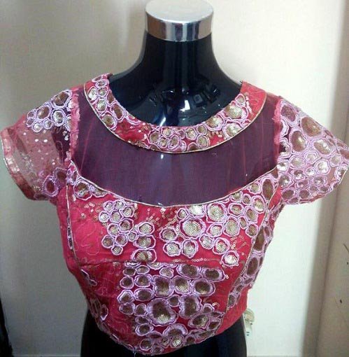 colorful designer blouse