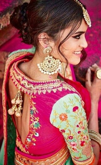 wedding designer blouse design