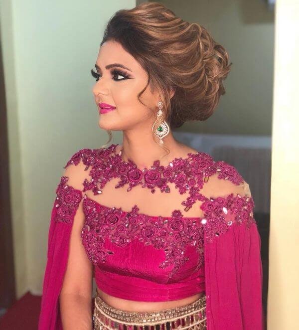 front net blouse designs for saree and lehenga 9