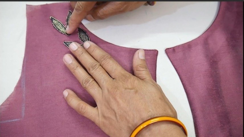 attaching each butterfly lace 