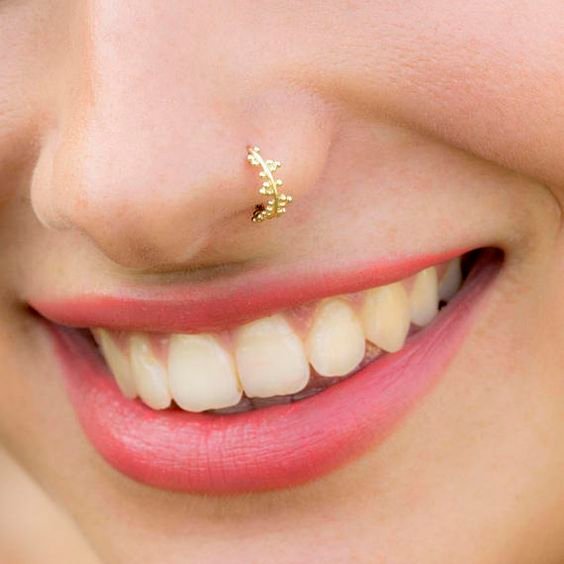 Gold Nose Ring Designs7