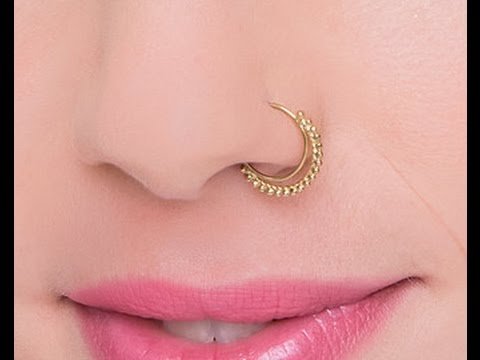 Gold Nose Ring Designs9