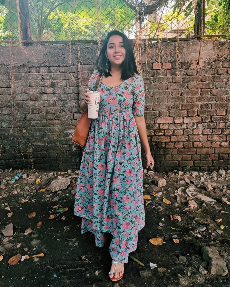 floral print kurti design