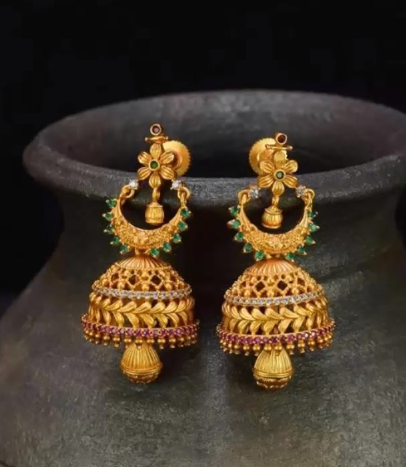 Latest Gold Earrings Designs9