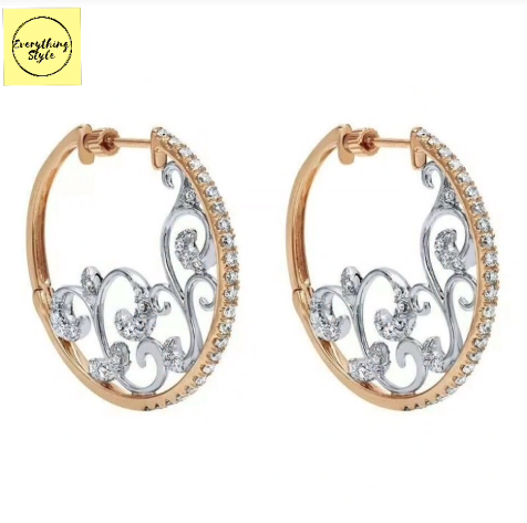 Classy Gold Hoop Earrings Designs4