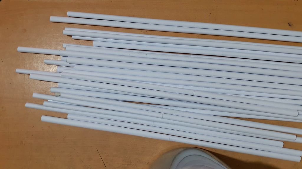 white paper sticks