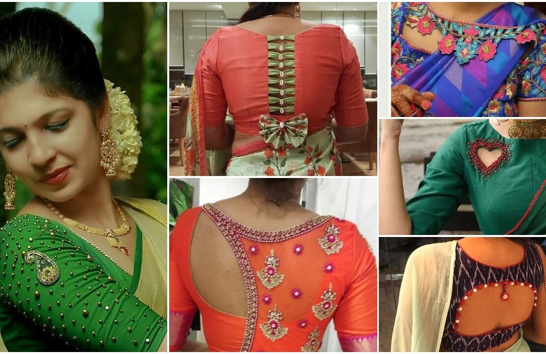 Best Stunning Saree Blouse Neck Design