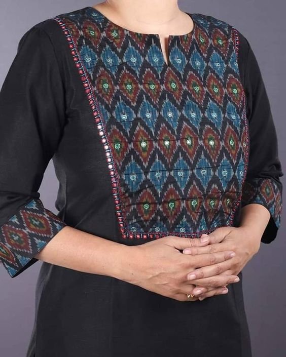 black cotton kurti