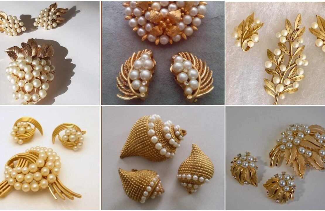 Designer Pearl Earring and Pendant Sets