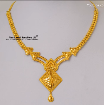 Gold Necklace for Women Under 10 Grams4