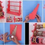 How to Make Bangle Stand at Home