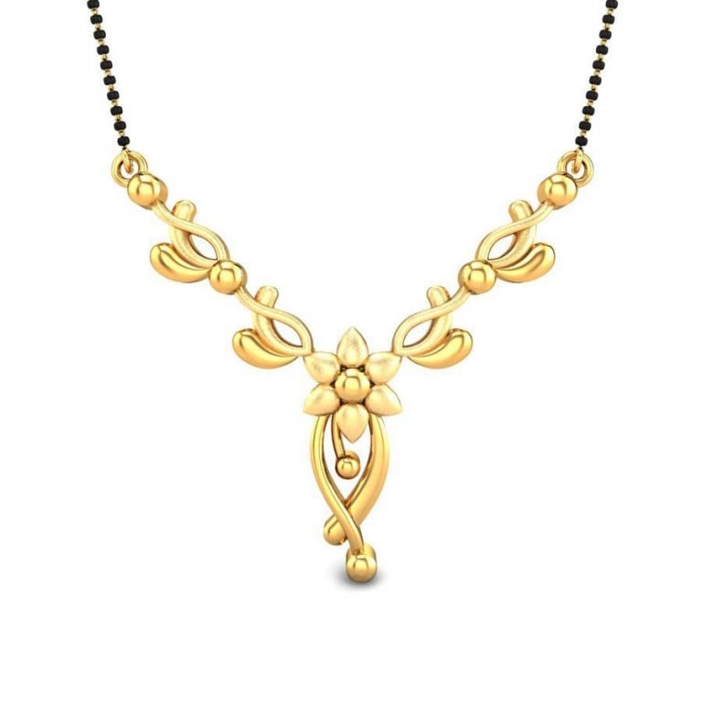 Latest Beautiful Gold Long Mangalsutra Designs18