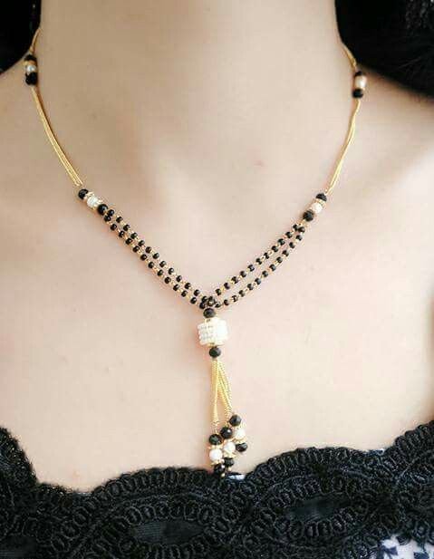 Latest Beautiful Gold Long Mangalsutra Designs9