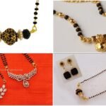 Latest Black Beads Work Mangalsutra Designs