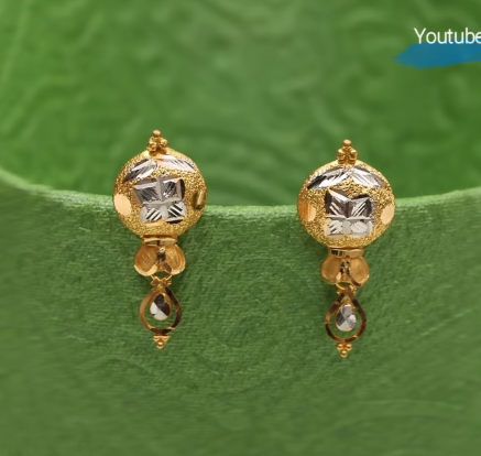 Latest Daily Wear Gold Earring Designs2