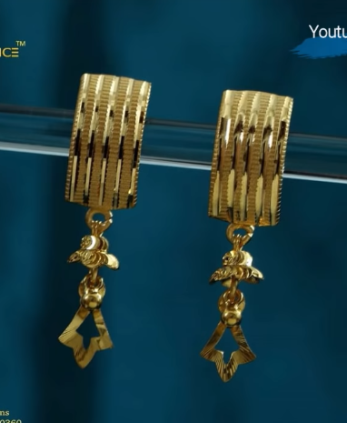 Latest Daily Wear Gold Earring Designs21