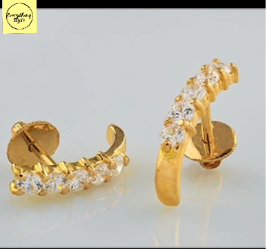 Latest Daily Wear Gold Stud Earring Designs10