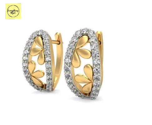 Latest Daily Wear Gold Stud Earring Designs19