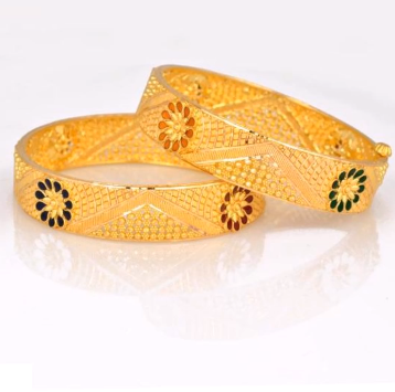 Latest Gold Bangle Designs14