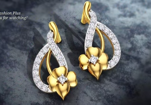 Latest Gold Ear Stud Designs11