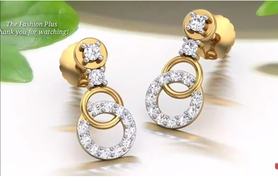 Latest Gold Ear Stud Designs17