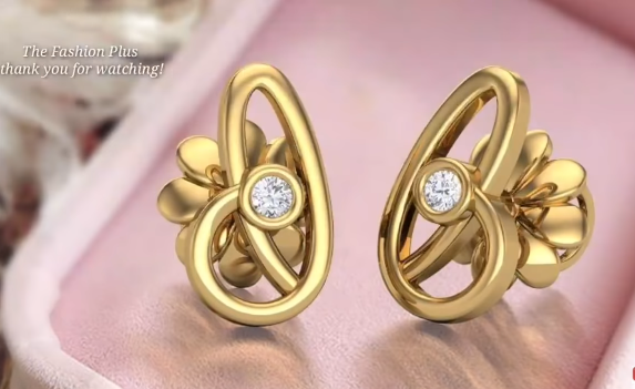 Latest Gold Ear Stud Designs23