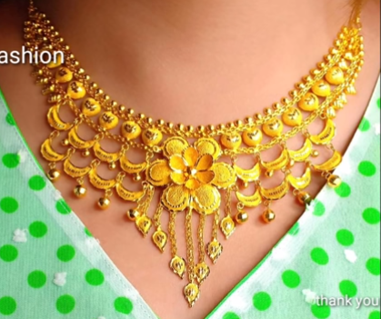 Latest Gold Necklace Designs3