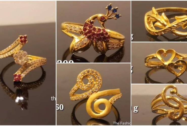Latest Light Weight Gold Ring Designs