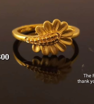 Latest Light Weight Gold Ring Designs14