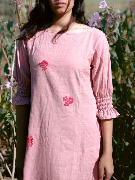 rose kurti design