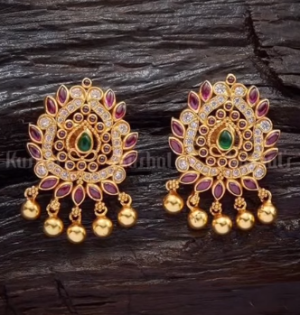 New Gold Daily Wear Earrings Patterns11