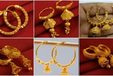 New Trendy Gold Hoops and Drop