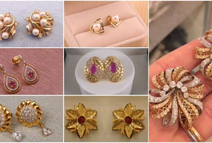 Gold Tops Earrings in Ranchi at best price by Balaji Jewellery - Justdial