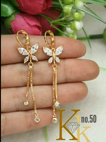 Trendy Gold Earring Designs11