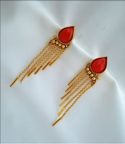 Trendy Gold Earring Designs17