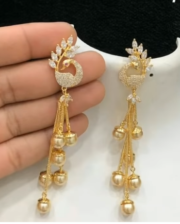 Trendy Gold Earring Designs21