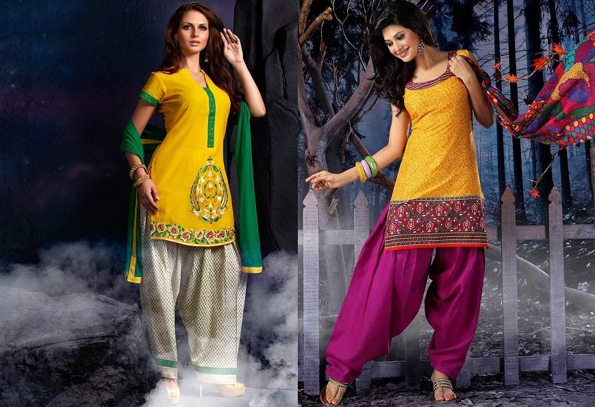 patiala and kurti design