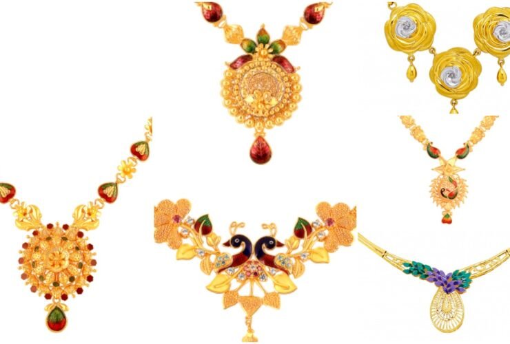 16 Gram Gold Necklace Collections