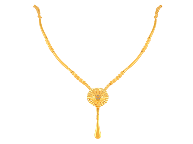 16 Gram Gold Necklace Collections19