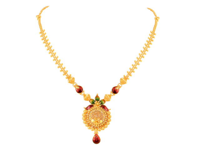 16 Gram Gold Necklace Collections5