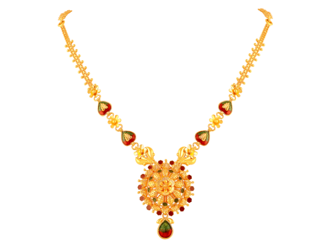 16 Gram Gold Necklace Collections6