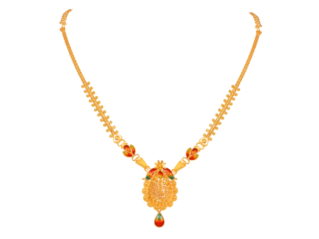 16 Gram Gold Necklace Collections8