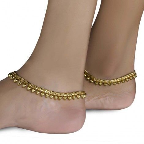 Bridal Gold Anklet Designs7