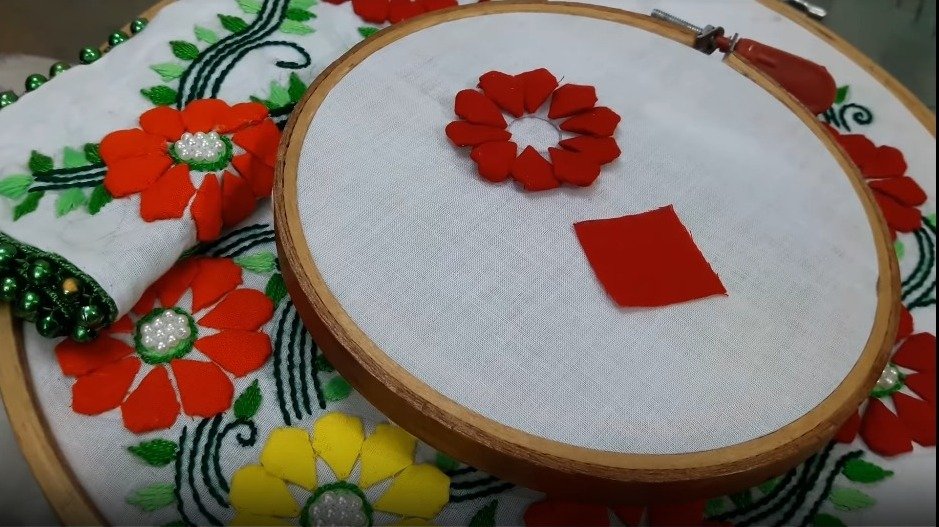 Hand Embroidery Style Stitch for Kurthi2