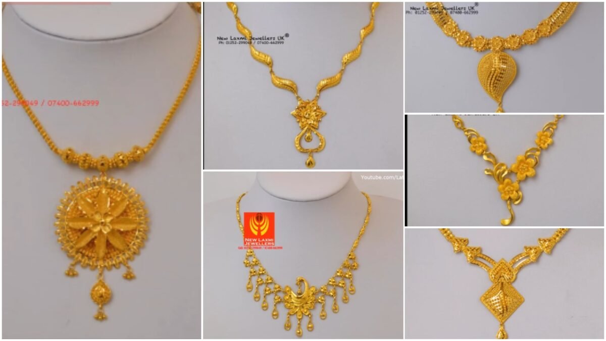 Light Weight Gold Necklace For Women Under 10 Grams